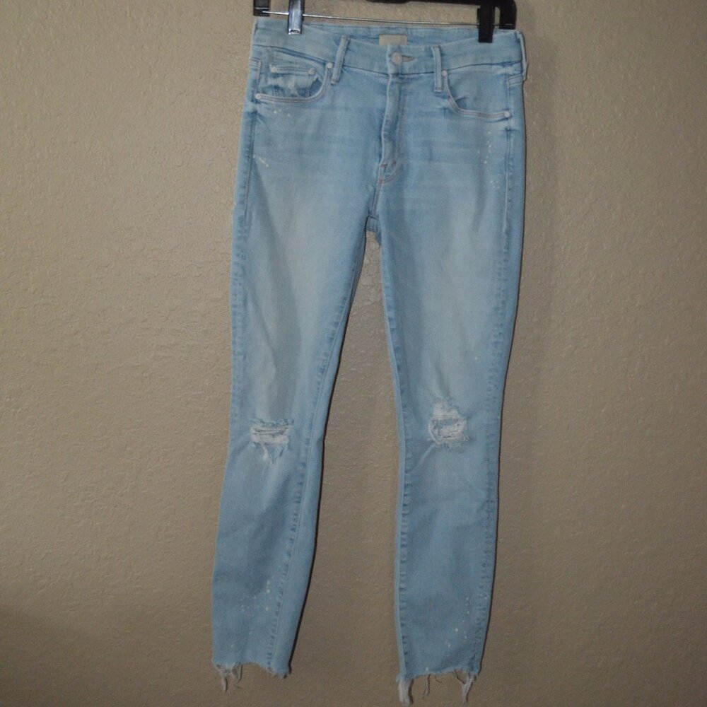 $238 Sz 27 Mother The Looker Sacred Slit Ankle Nice Shot Jeans